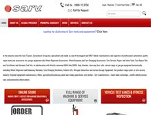 Tablet Screenshot of garageequipments.com